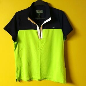 NWT women's golf polo short short sleeves, sz XL